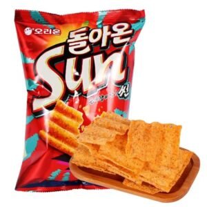 Korean SNACKS Potato Chips Spicy Corn Chips 80g Wavy Potato Chips Crispy Snacks