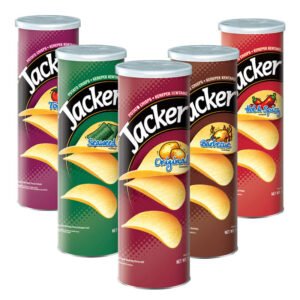 Jacker Potato Chips 100g Can