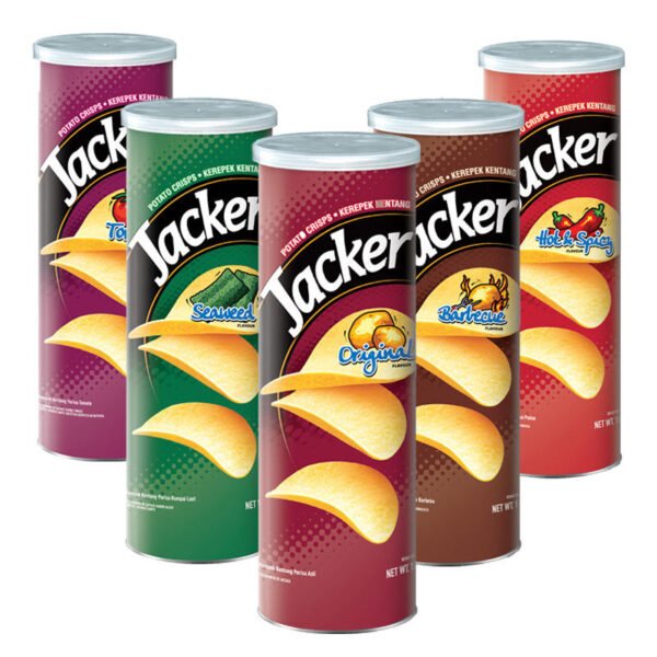 Jacker Potato Chips 100g Can