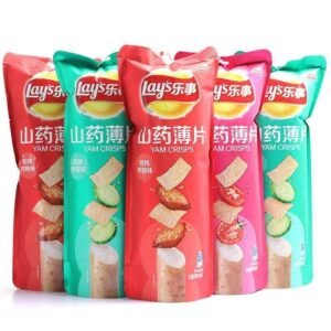 Healthy Puffed Food Potato Chips Lays 80g Chinese Yam Crisps