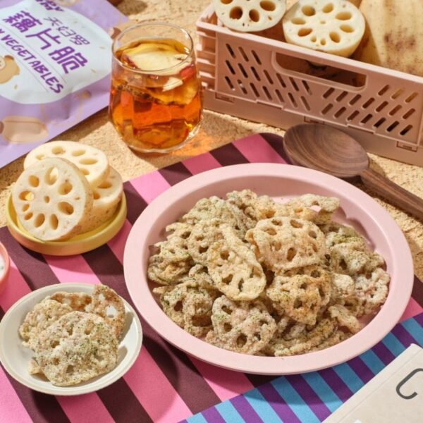 Casual Chips Snacks Manufacturer Latest Lotus Root Crisps for Relaxation